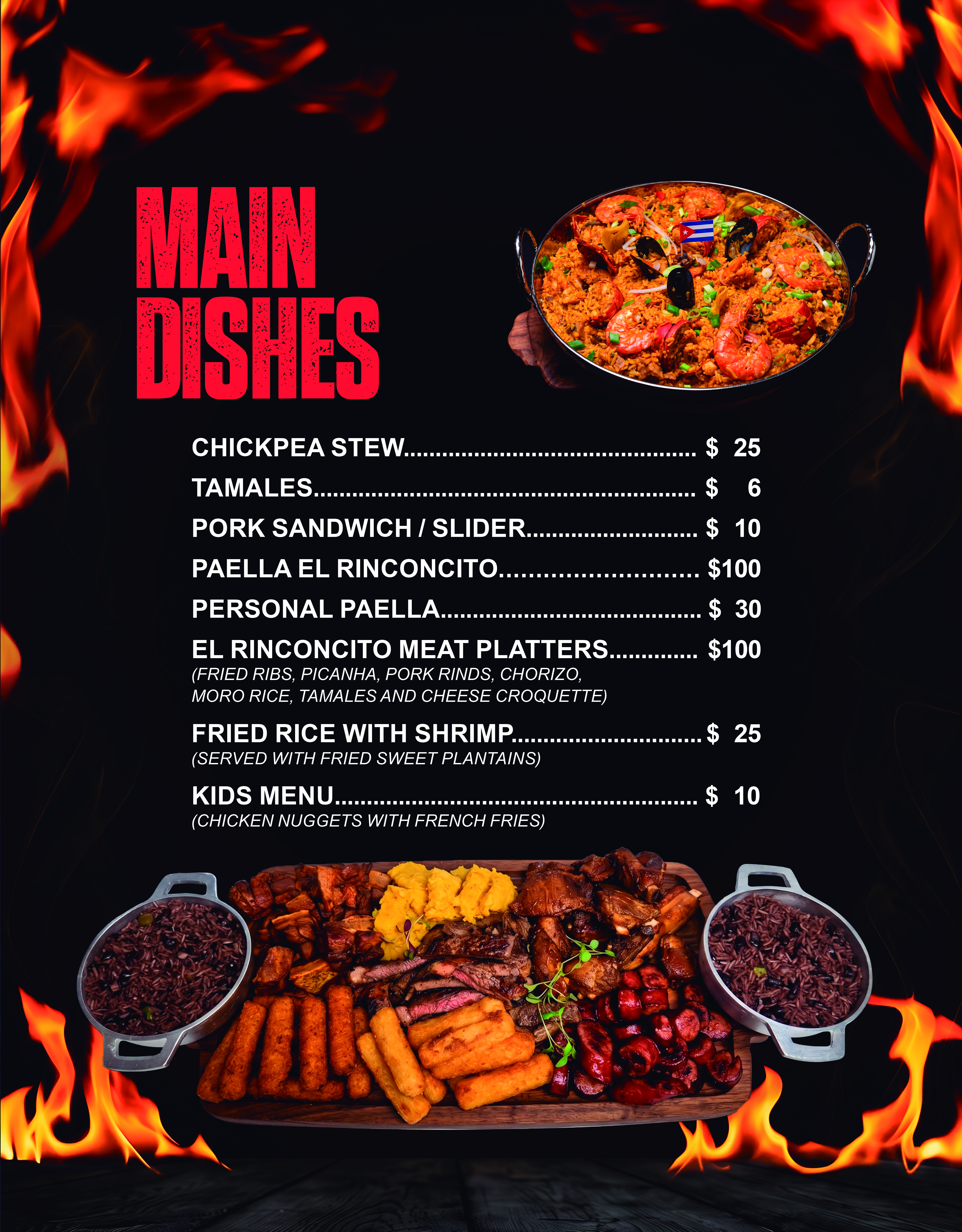 El Rinconcito Cubano Menu - Page 3
