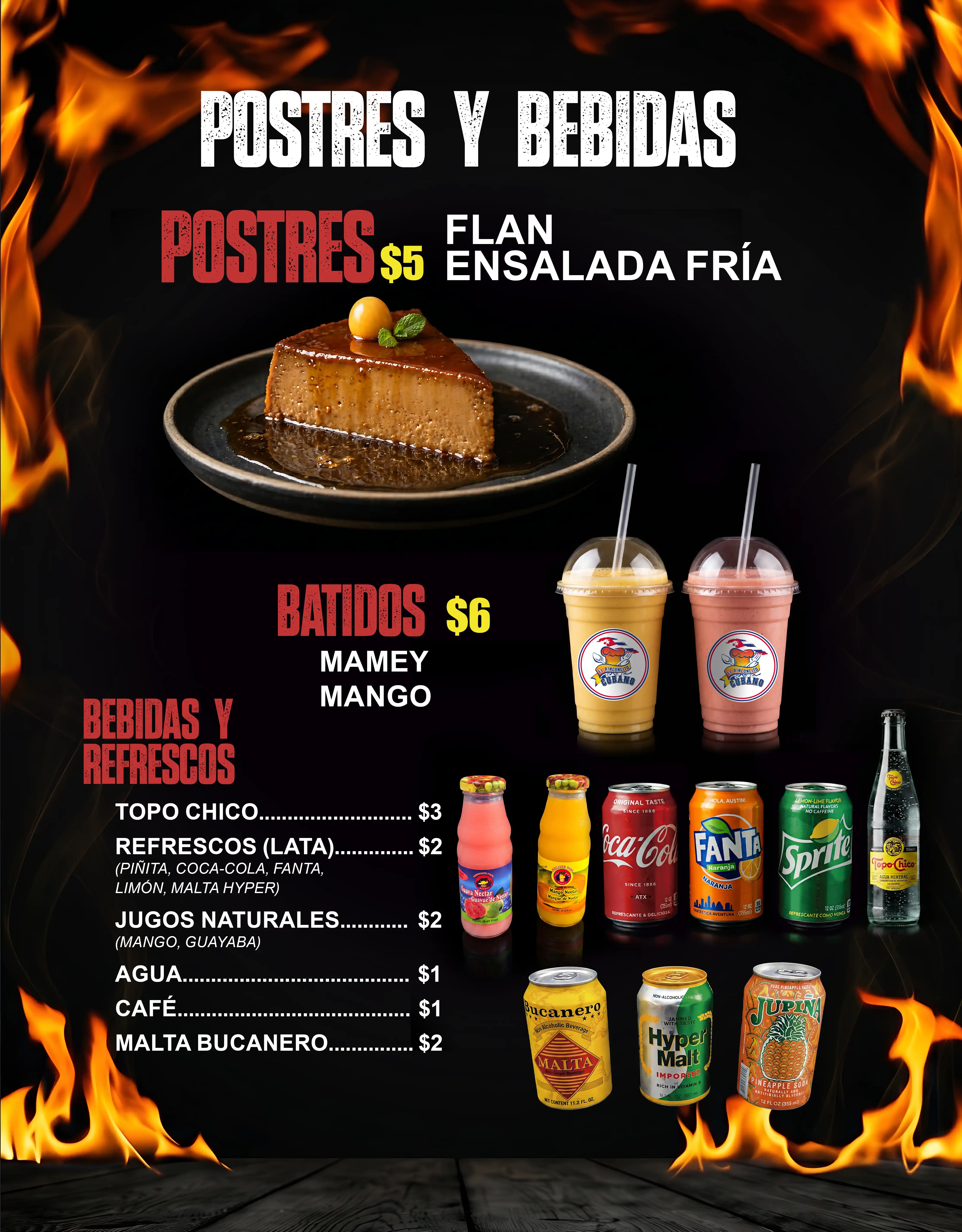 Menú El Rinconcito Cubano - Página 4